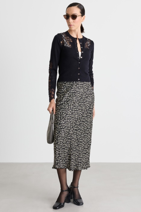 Cardigan con pizzo - Intrend