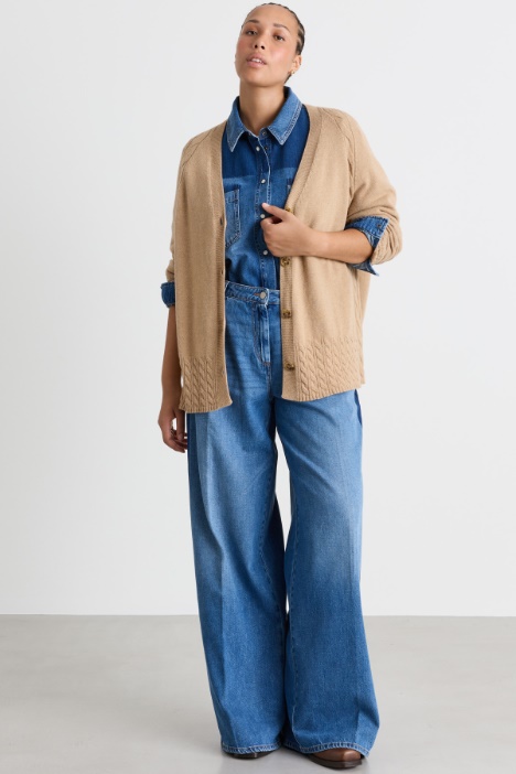 Cardigan con dettaglio a trecce - Intrend
