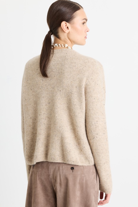 Cardigan con bottoni in metallo