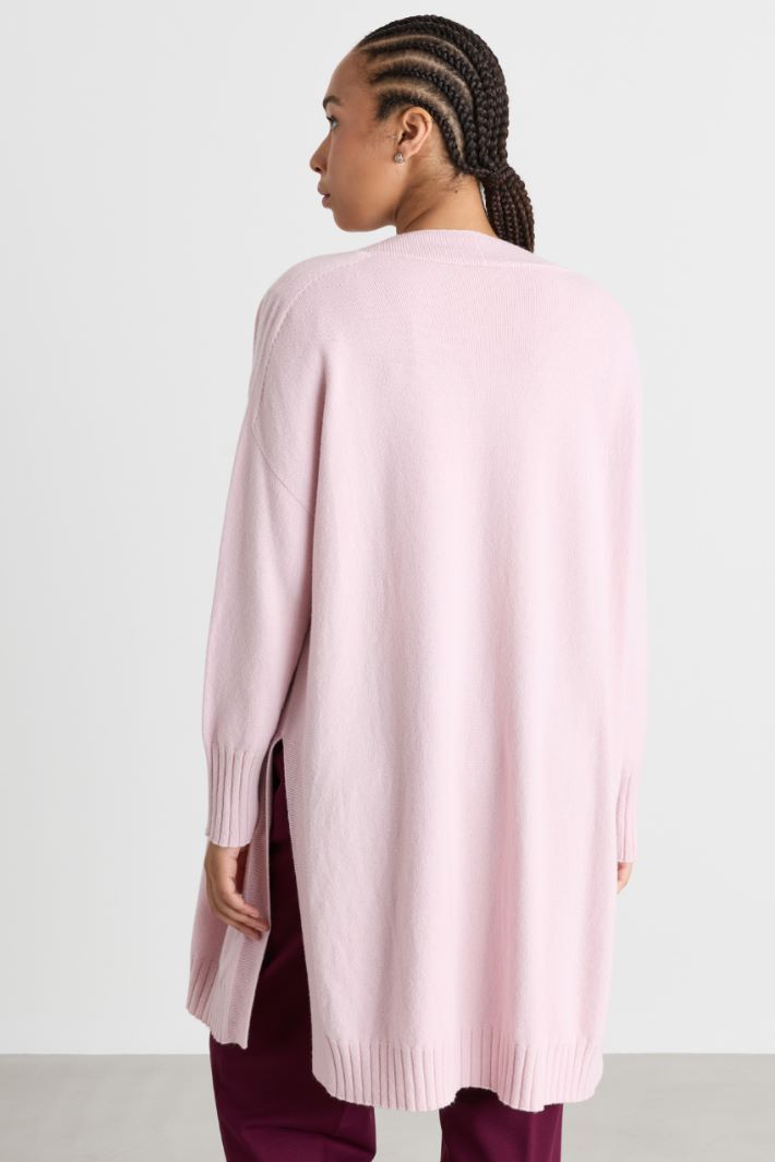 Langer Open-Front-Cardigan - ROSA - Intrend - 4