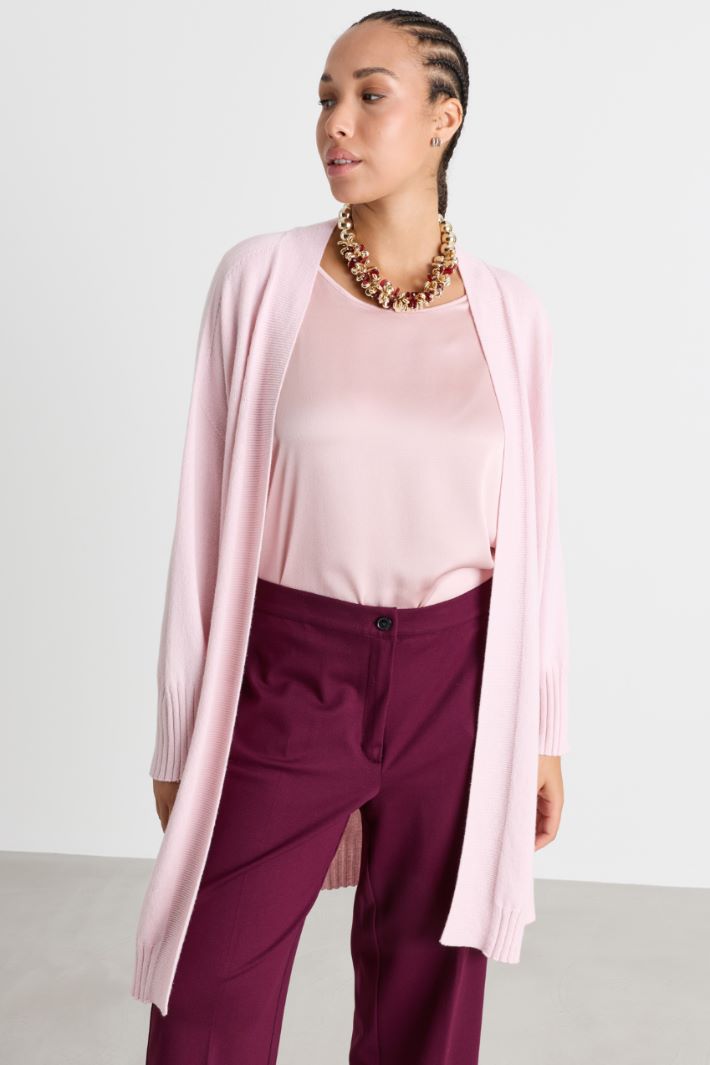 Langer Open-Front-Cardigan - ROSA - Intrend - 2