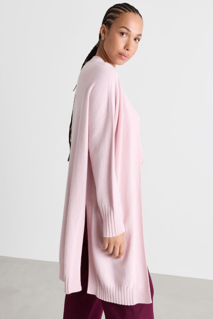 Langer Open-Front-Cardigan - ROSA - Intrend - 3