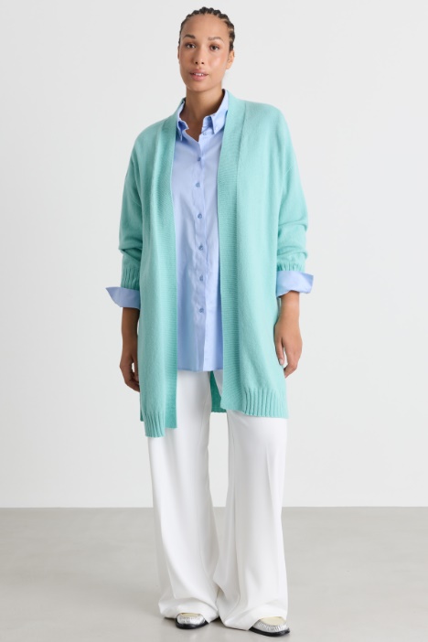 Langer Open-Front-Cardigan - Intrend