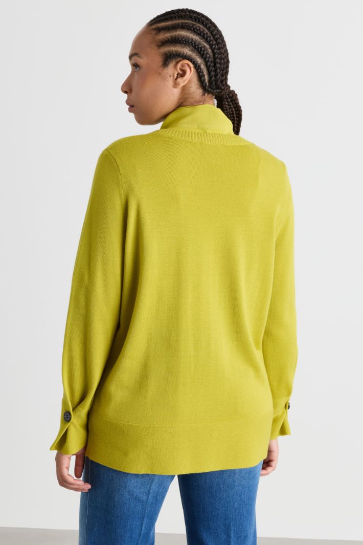 Boxy jumper - GREEN - Intrend - 4