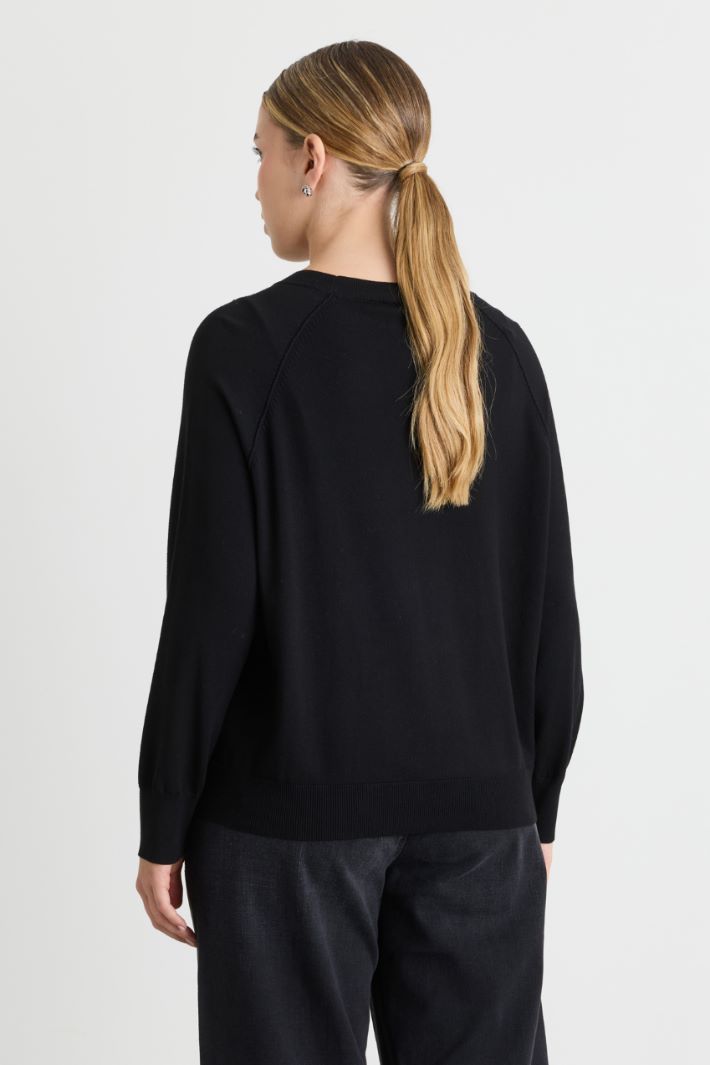 Maglia boxy - NERO - Intrend - 4