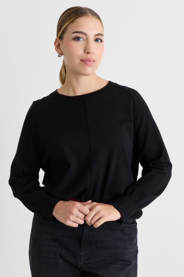 Maglia boxy - NERO - Intrend - 2