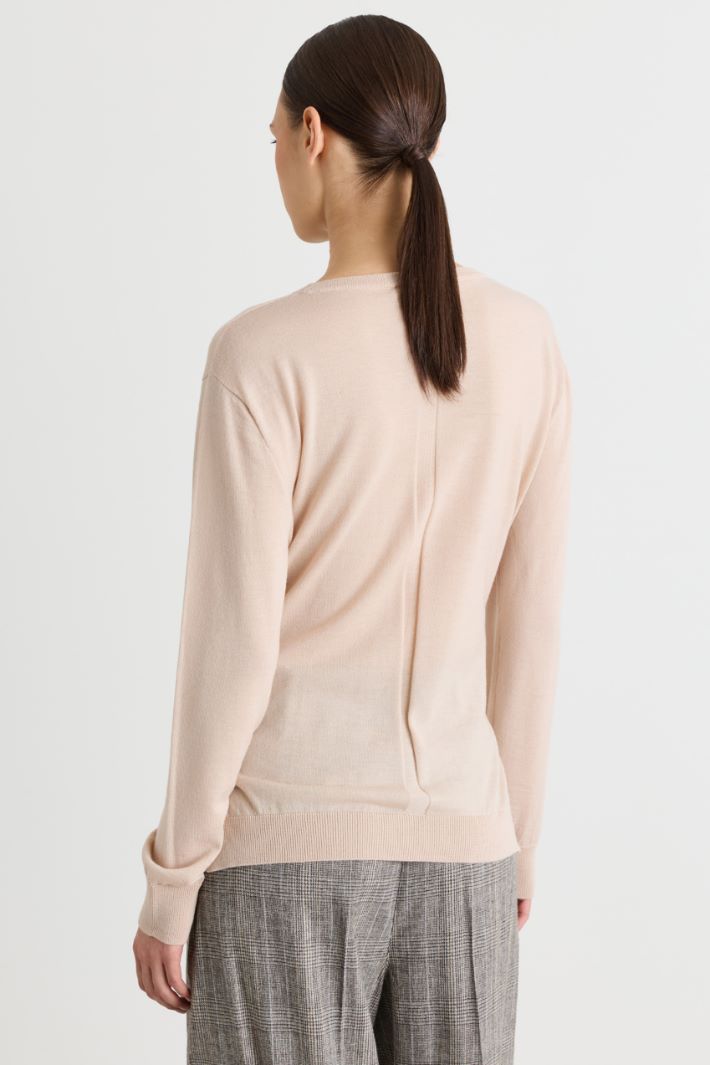 Maglia con cintura - BEIGE - Intrend - 4