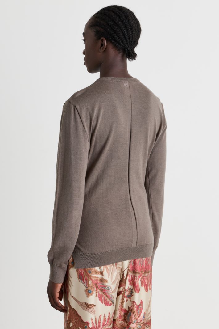 Pull ceinturé - GRIS - Intrend - 4