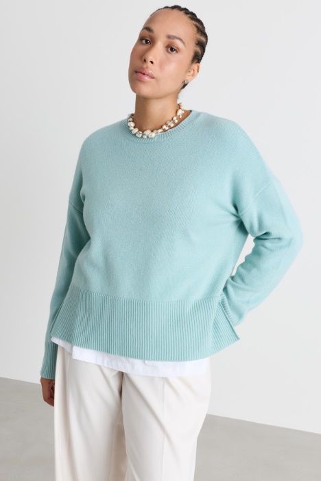 Boxy jumper with slits - Intrend