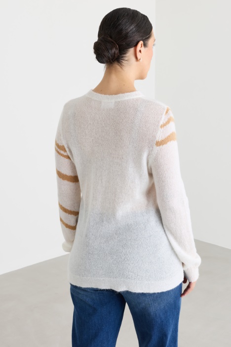 Maglia con intarsio