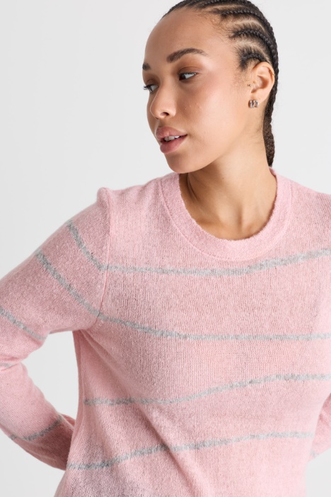 Maglia con intarsio