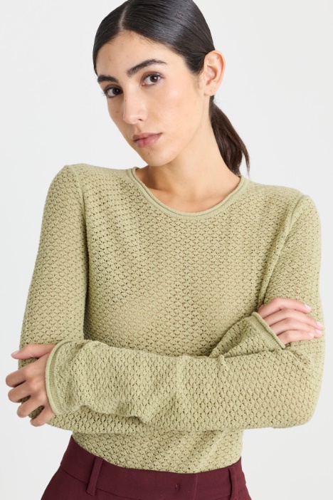 Maglia a punto pizzo