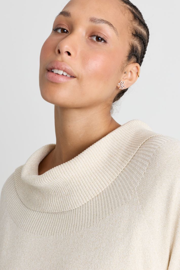 Off-the-shoulder top - WHITE - Intrend - 3