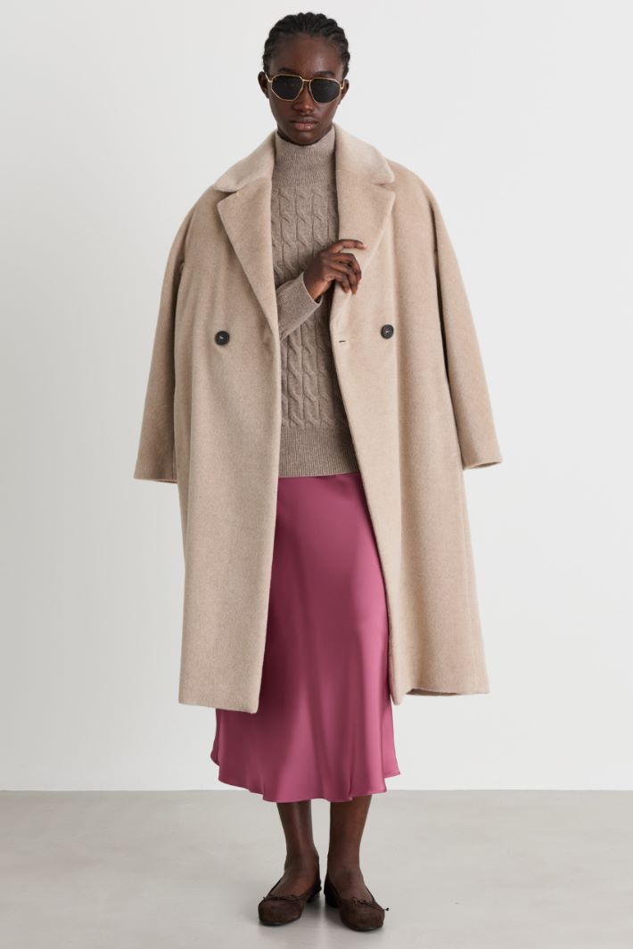 Maglia a trecce - BEIGE - Intrend