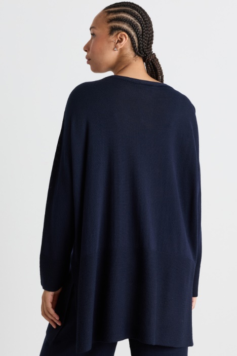Maglia ampia con spacchi