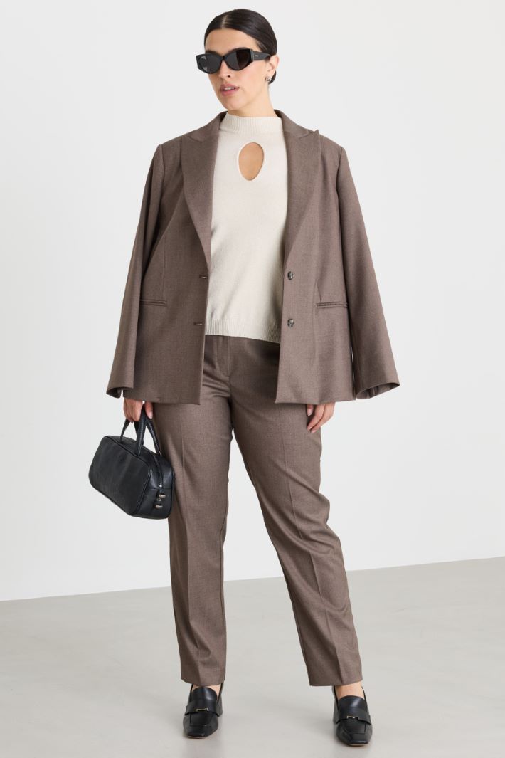 Cut-out top - WHITE - Intrend