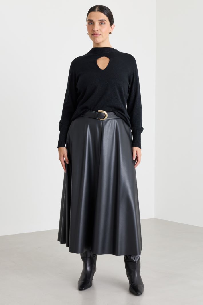 Maglia cut-out - NERO - Intrend