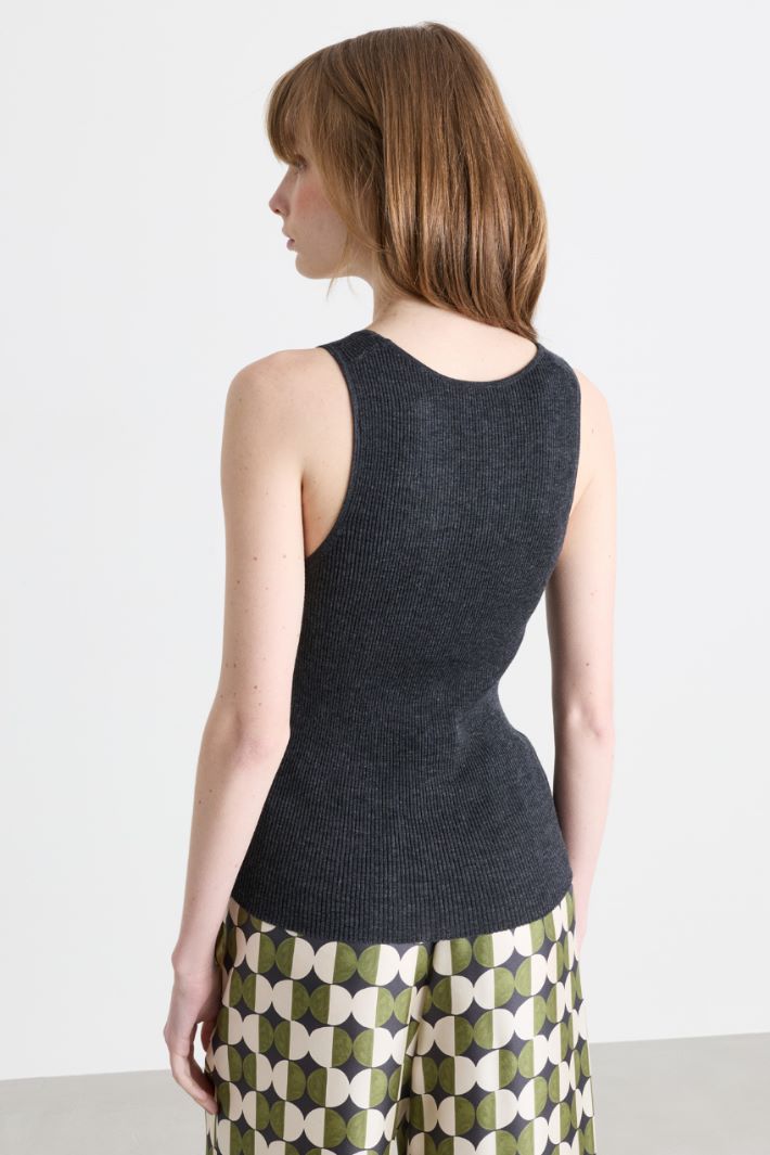 Knitted top - GREY - Intrend - 4