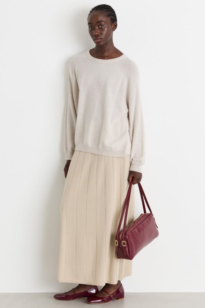 Oversized raglan jumper - IVORY - Intrend