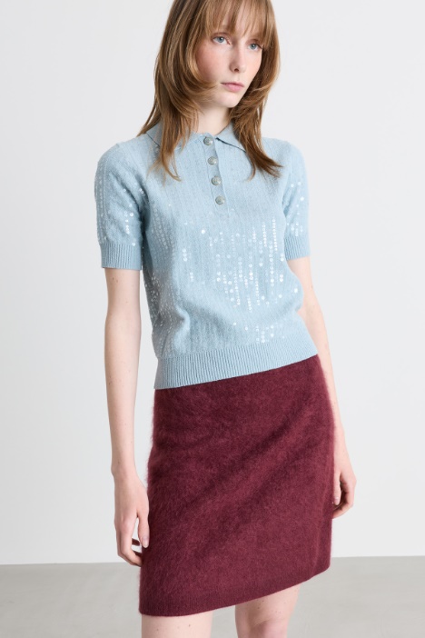 Polo à sequins - Intrend