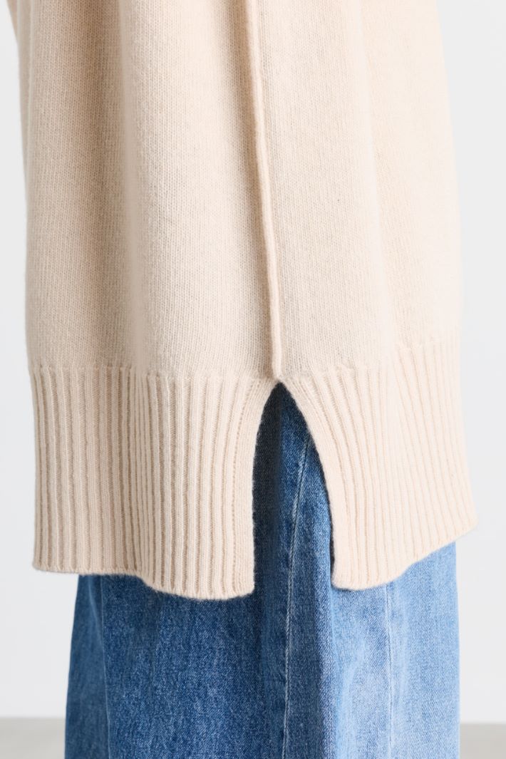 Polo neck jumper - IVORY - Intrend - 3