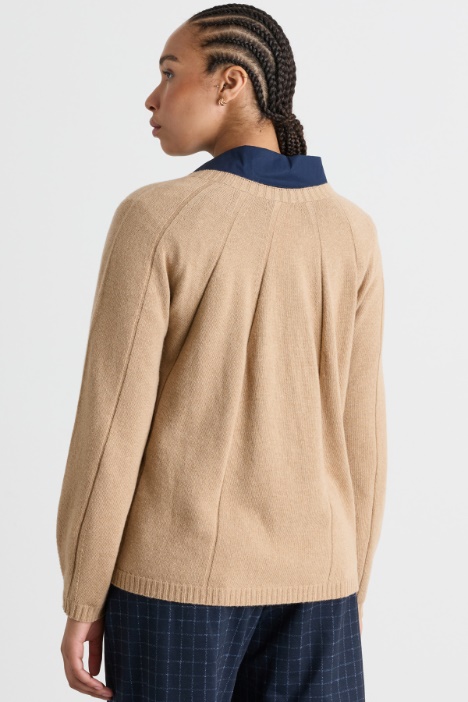 Maglia con coste a raggio
