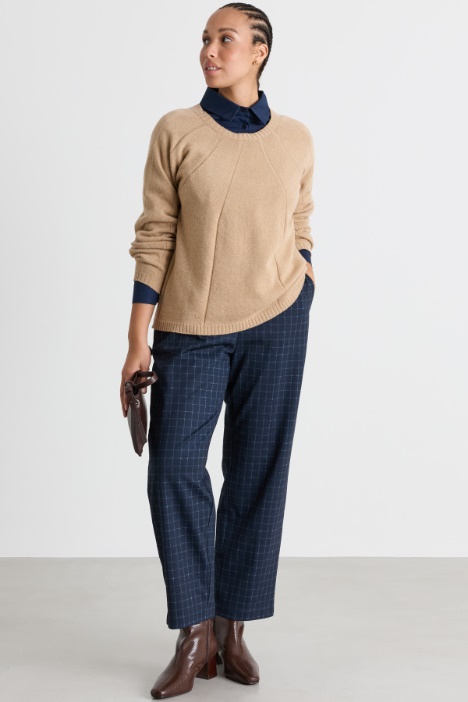 Maglia con coste a raggio - Intrend