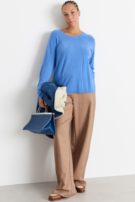 Pullover mit Strahlenrippen - Intrend