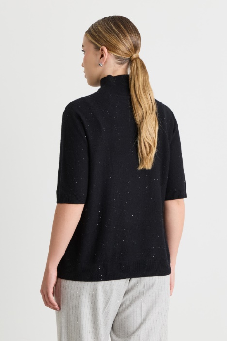 Maglia in lana con paillettes
