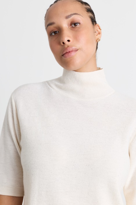 Maglia in lana con paillettes
