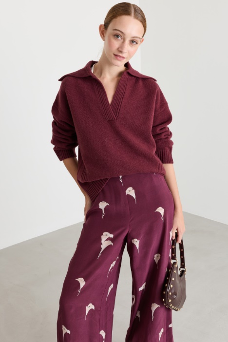 Boxy-fit polo jumper - Intrend