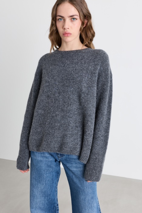 Pull boxy en fil noppé - Intrend