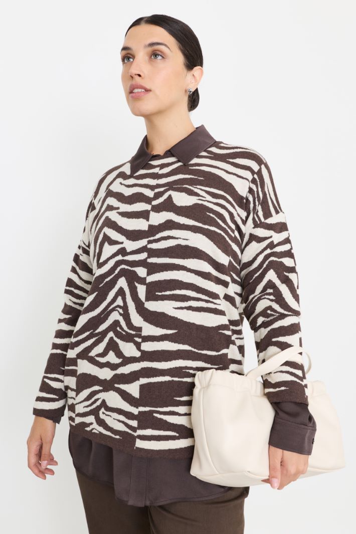Pull jacquard - ANIMAL - Intrend - 2