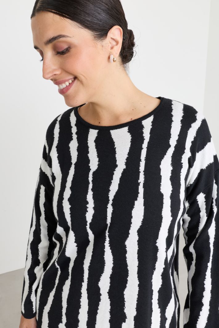 Jacquard jumper - ANIMAL - Intrend - 3