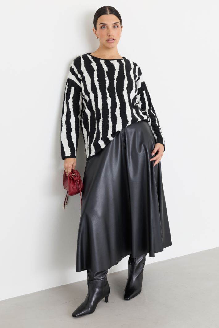 Jacquard jumper - ANIMAL - Intrend