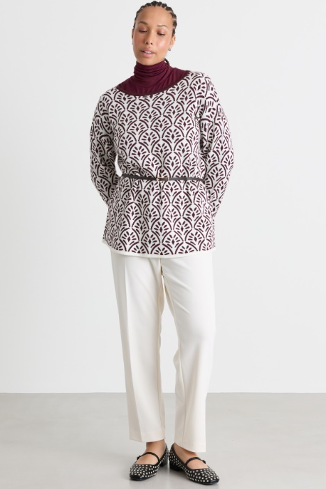 Jacquard-Strickpullover - Intrend