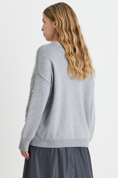 Maglia con perle