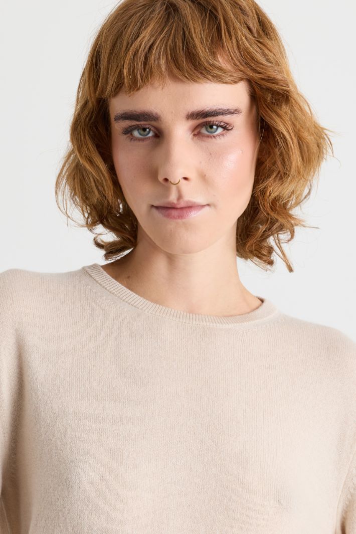 Pull à fentes latérales - BEIGE - Intrend - 3