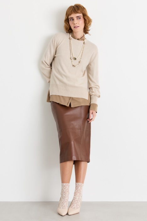 Pullover mit seitlichen Schlitzen - Intrend