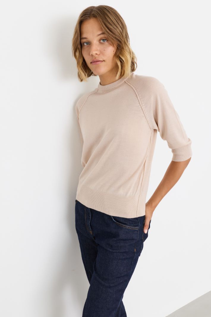 Raglan-Pullover - ELFENBEIN - Intrend - 2