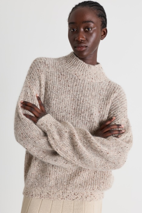 Maglia in filato bottonato - Intrend