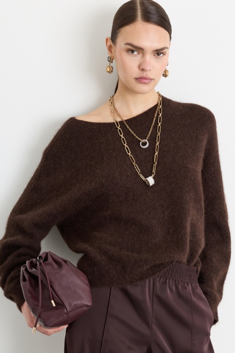 Boxy crew-neck jumper - Intrend