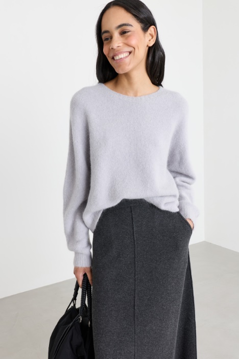 Maglia girocollo boxy - Intrend