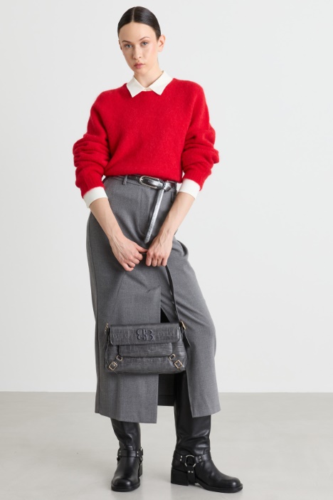 Maglia girocollo boxy - Intrend