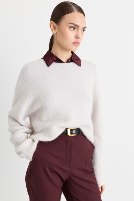 Boxy crew-neck jumper - Intrend
