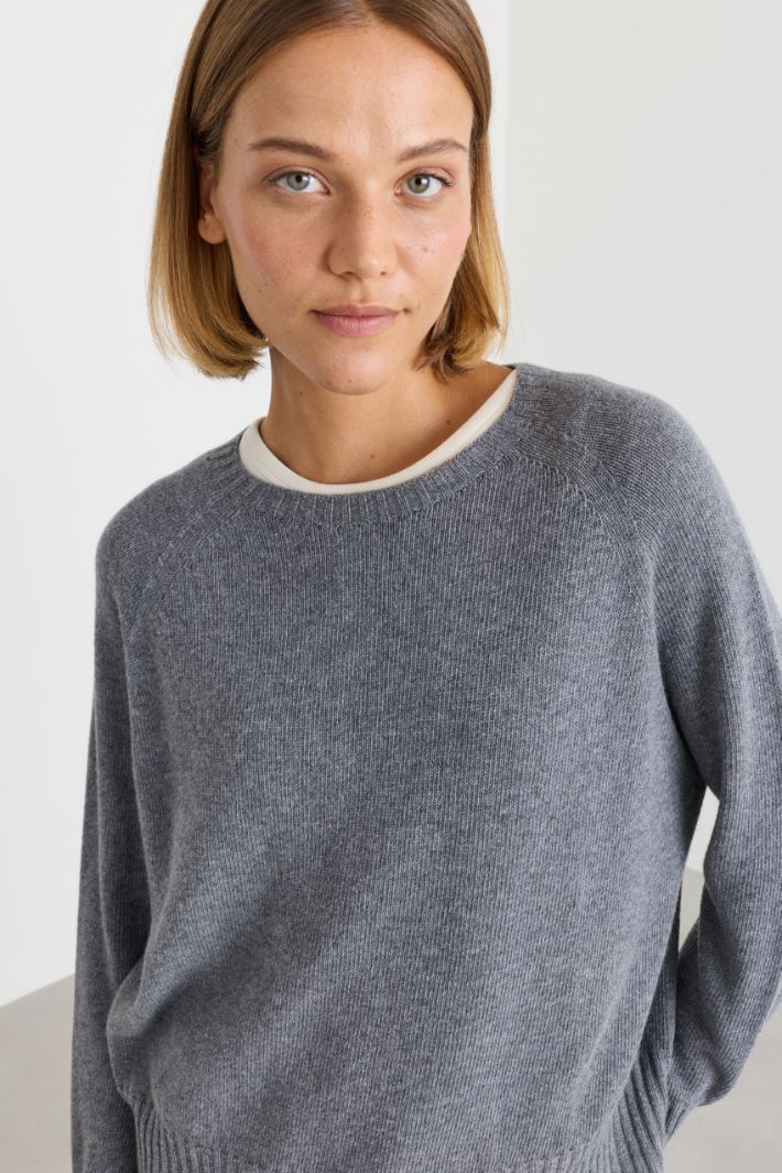 Oversized jumper - GREY - Intrend - 3