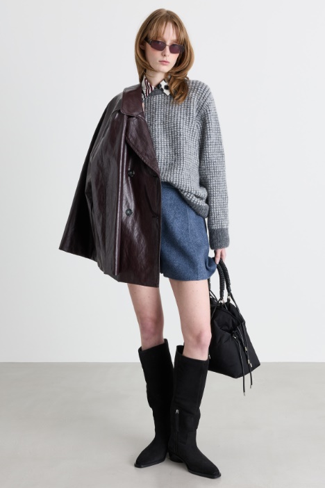 Maglia boxy jacquard - Intrend