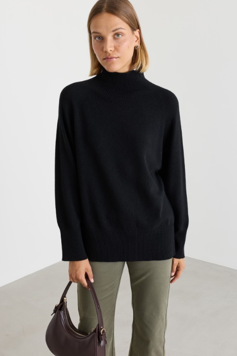 Oversized roll-neck jumper - Intrend