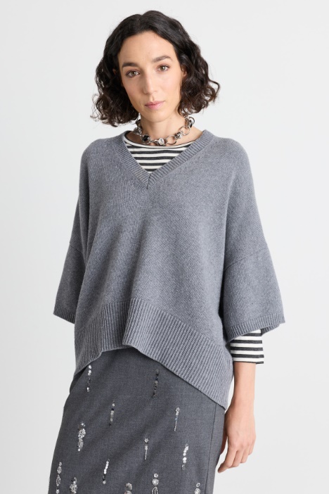 Oversized Jumper with Dropped Shoulders - Intrend