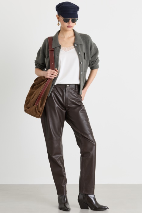 Pantaloni con tagli e tasche - Intrend
